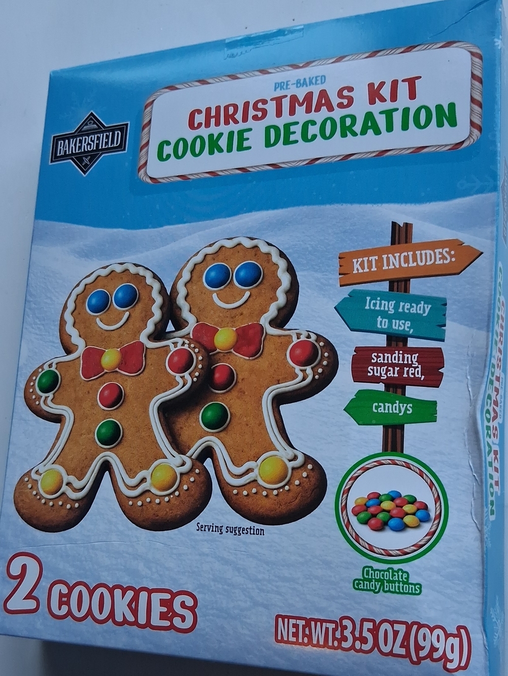 Christmas Cookie Decoration Kit - Blue